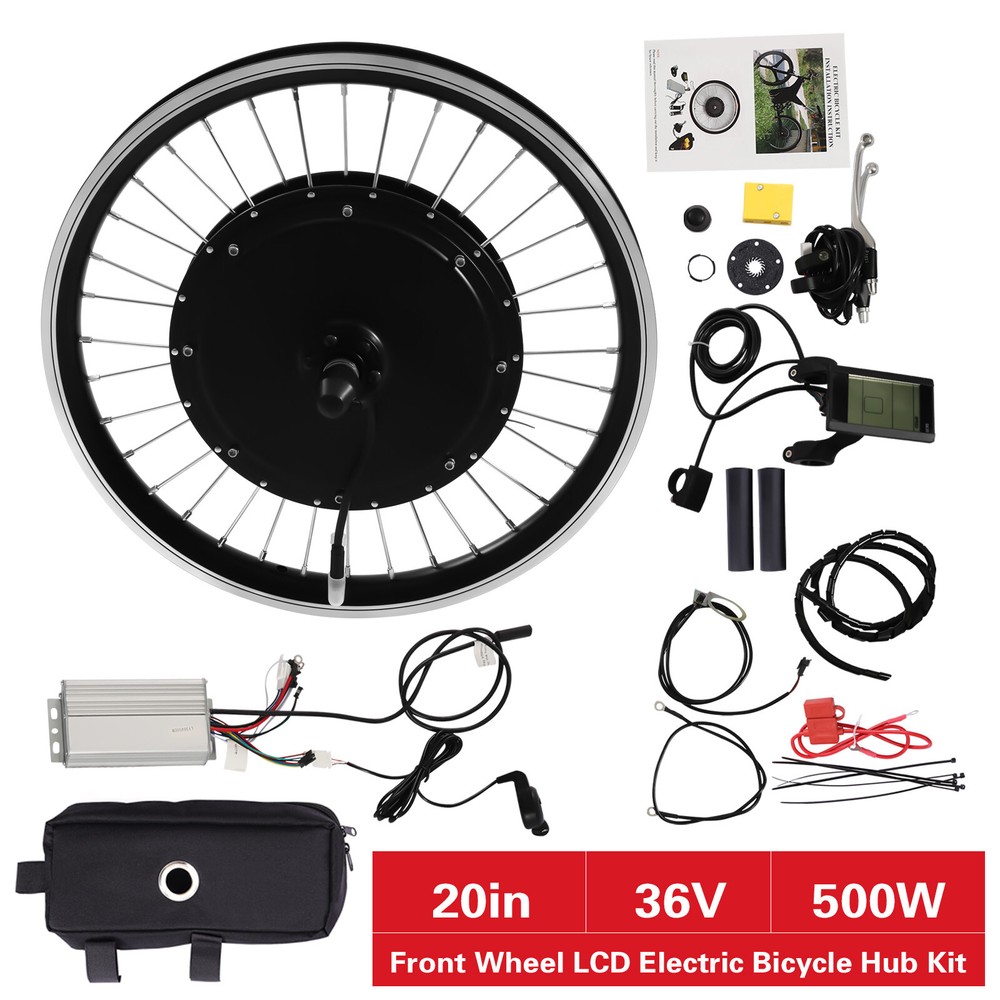 36V 500W Electric Bicycle Motor Conversion Kit Front Wheel E bike Hub Motor Kit