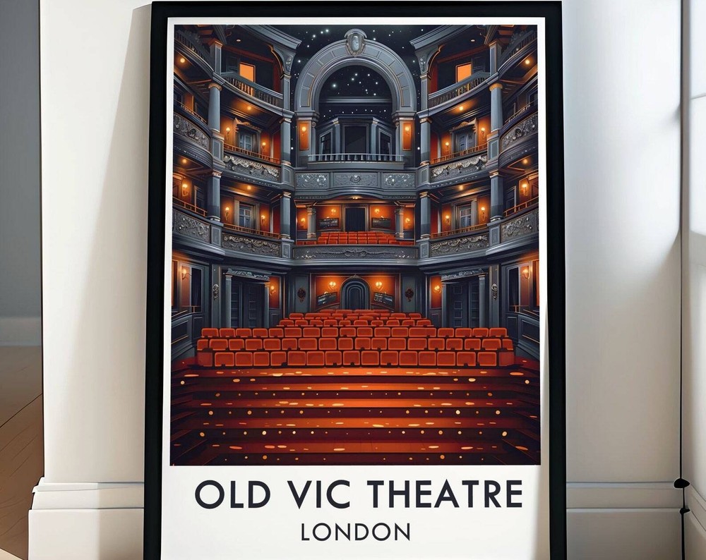 The Old Vic Theatre Travel Art Main Auditorium Prints Of The Old Vic Theatre