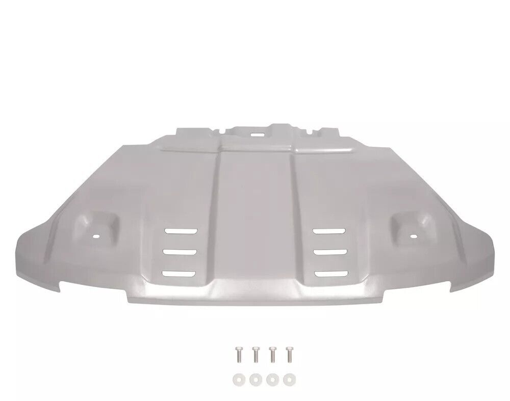 Front Lower Air Dam Metal Skid Plate Silver For Ford Ranger 2019-2023 4x4/4x2