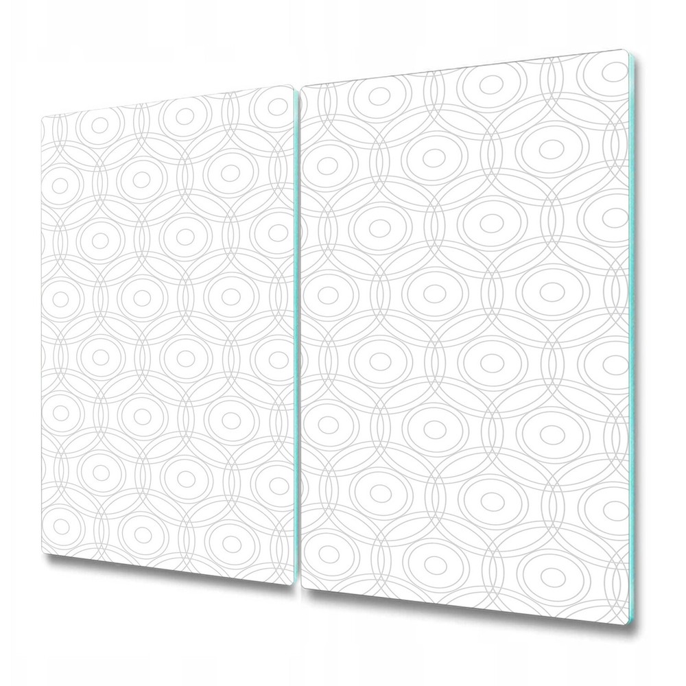 Glass Chopping Board Subtle circles Colours scandinavian style geometric 2x30x52