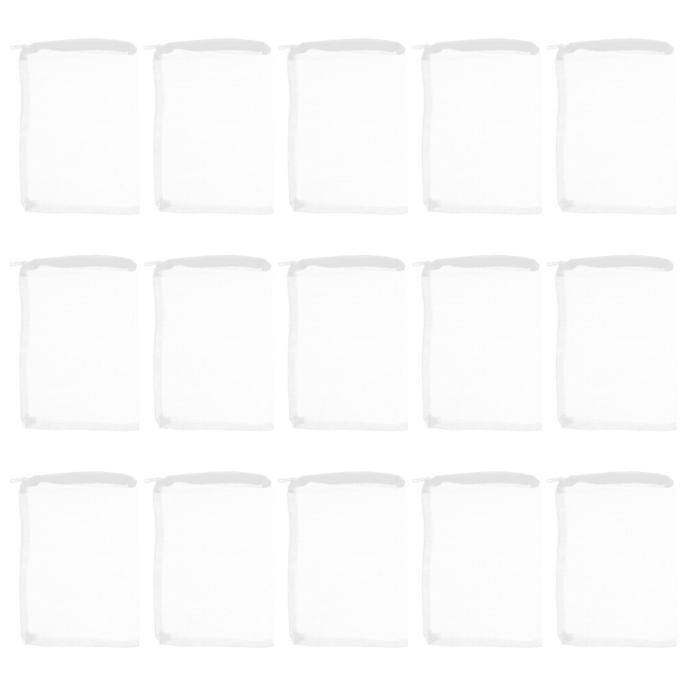 10Pcs Aquarium Filter Mesh Bags Fish Tank Filter Bags Storage Bag with Zipper