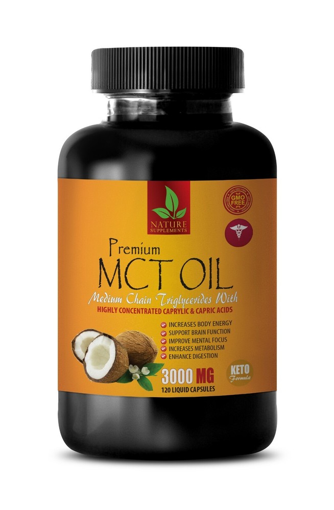 cognitive vitamins - PURE MCT OIL 3000MG - mct oil weight loss 1B