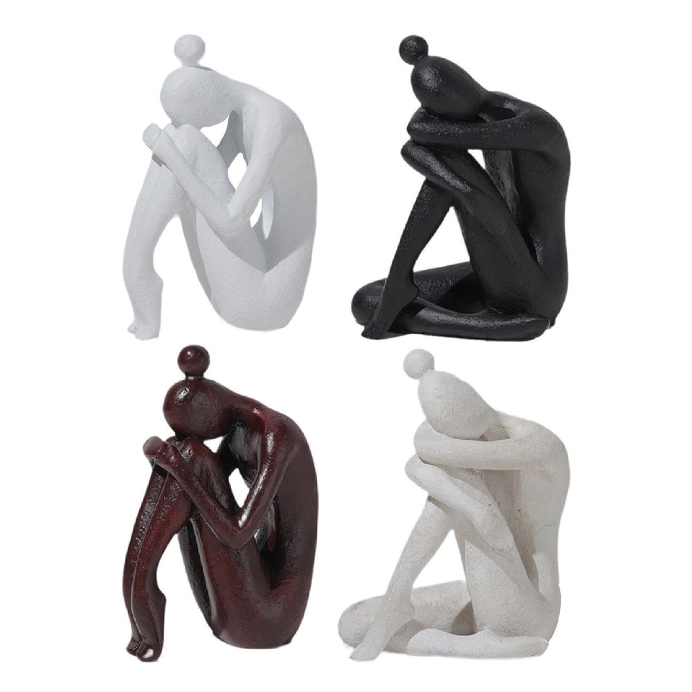 Abstract Art Sculpture Decorative Bookend Crafts for Office Home Decor Shelf-image