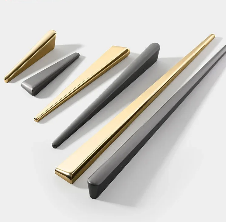 Modern Cabinet Handles Drawer Pulls-wedge shaped Sleek Chic style