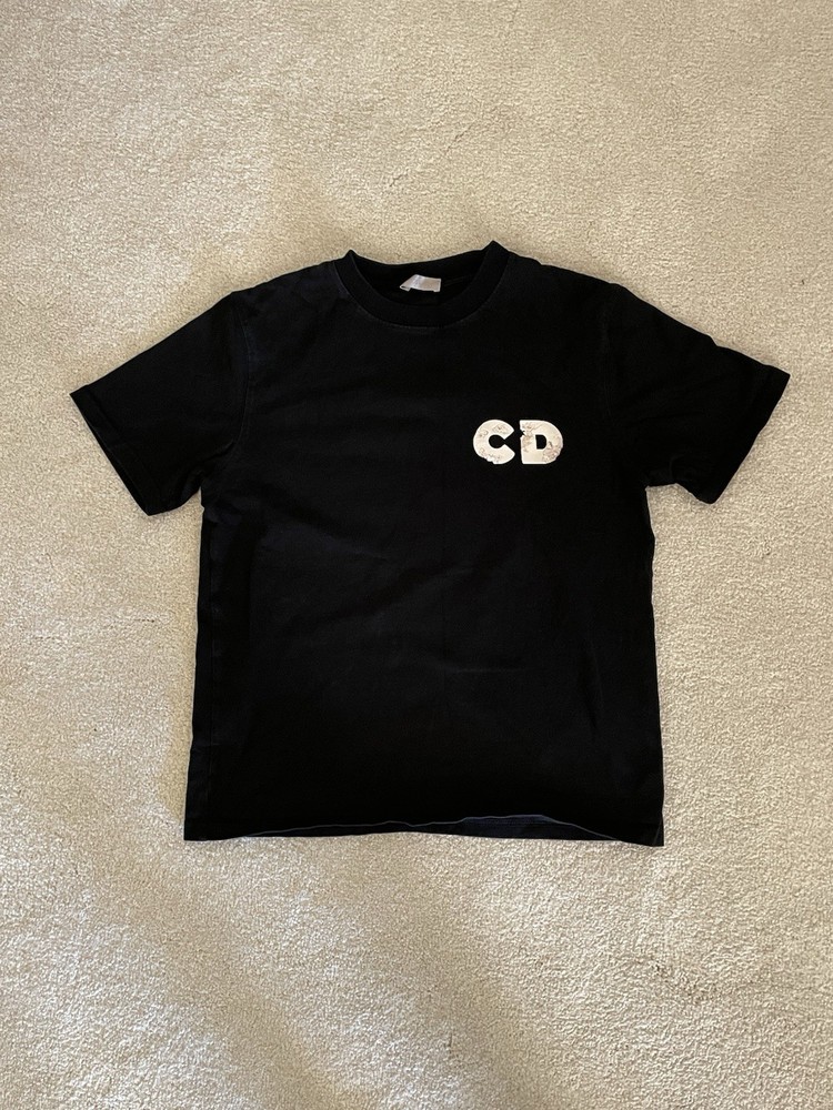 Christian Dior Daniel Arsham basketball shirt made in Italy designer graphic tee