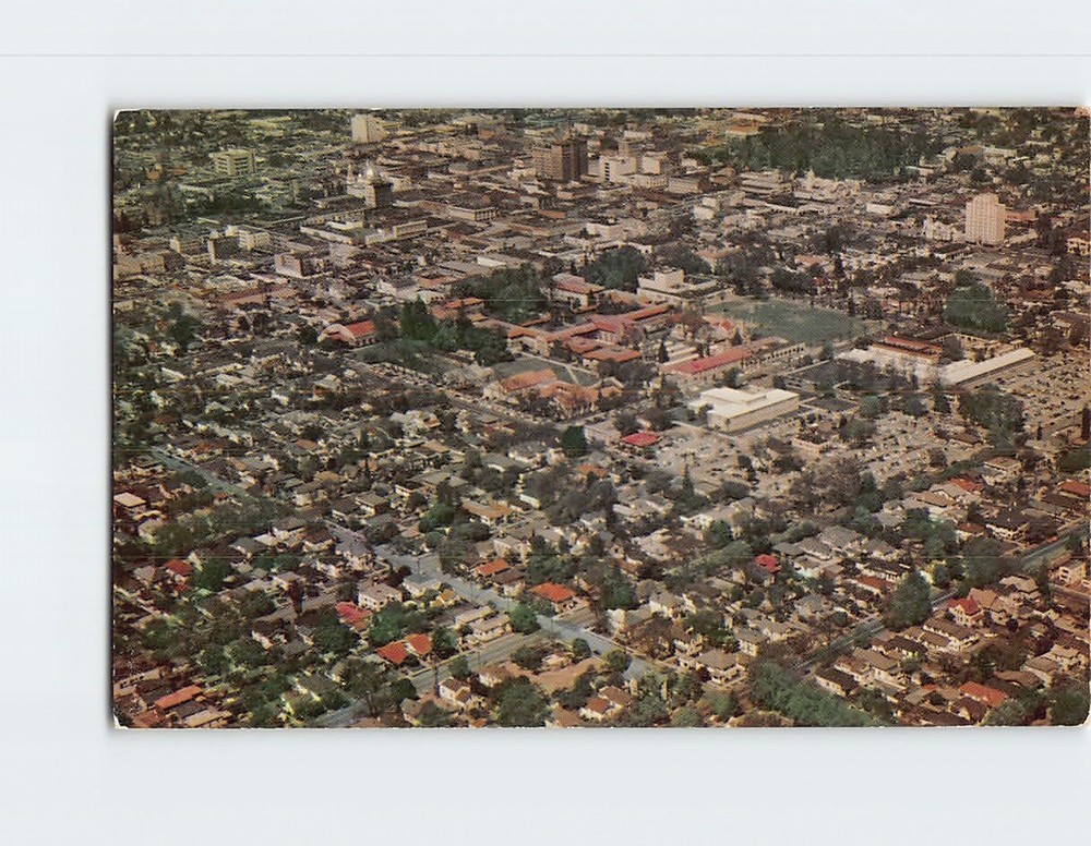 Postcard Aerial View San Jose California USA