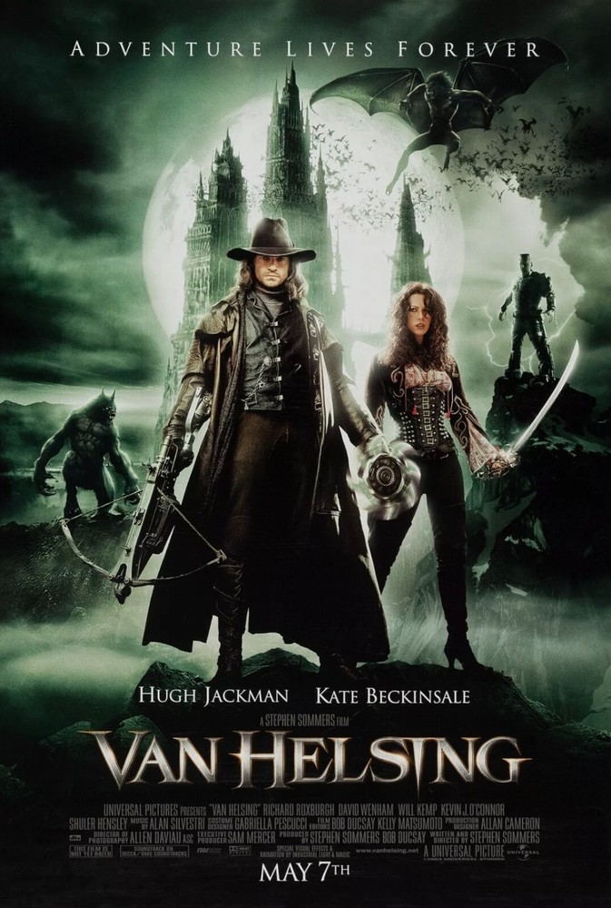 Van Helsing Original promo movie poster  11x17  Hugh Jackman Kate Beckinsale