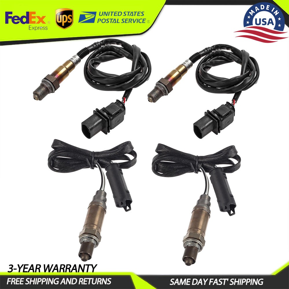 4X Up&Downstream Oxygen Sensor OEM for BMW 325Ci 530i X3 3.0L 234-5137 234-4473
