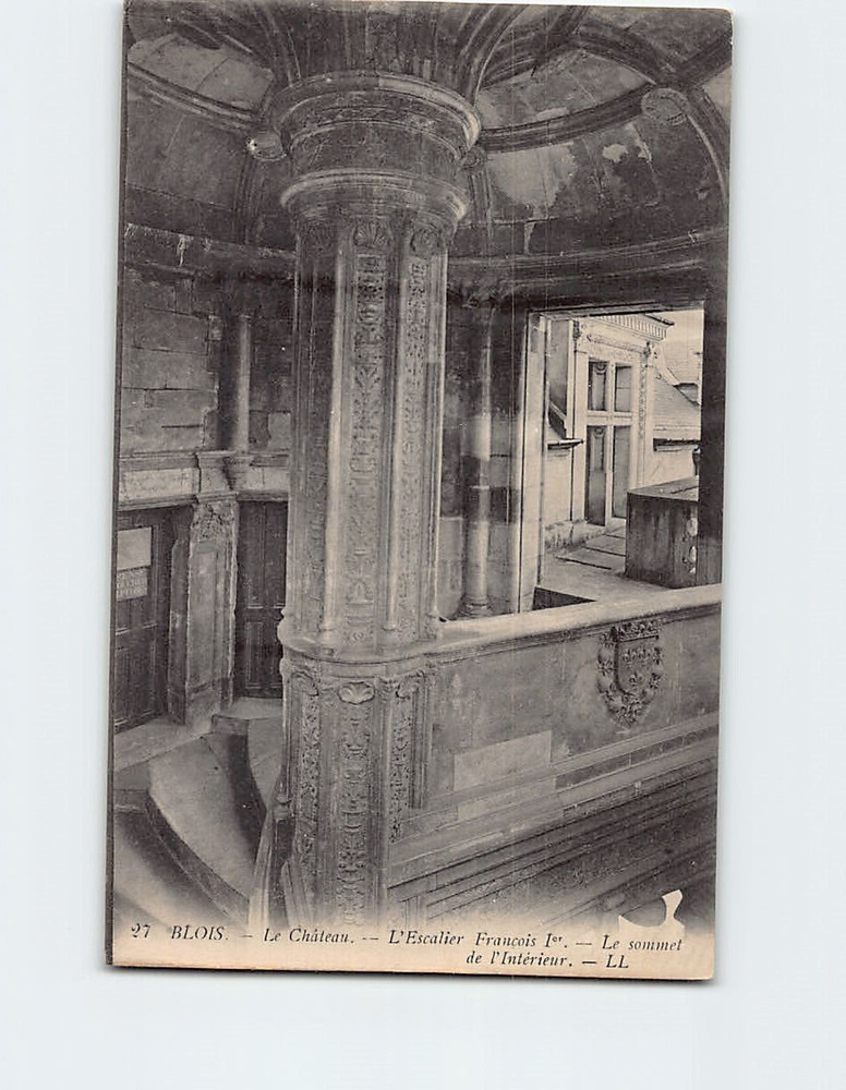 Postcard The Interior Of The Château de Blois France
