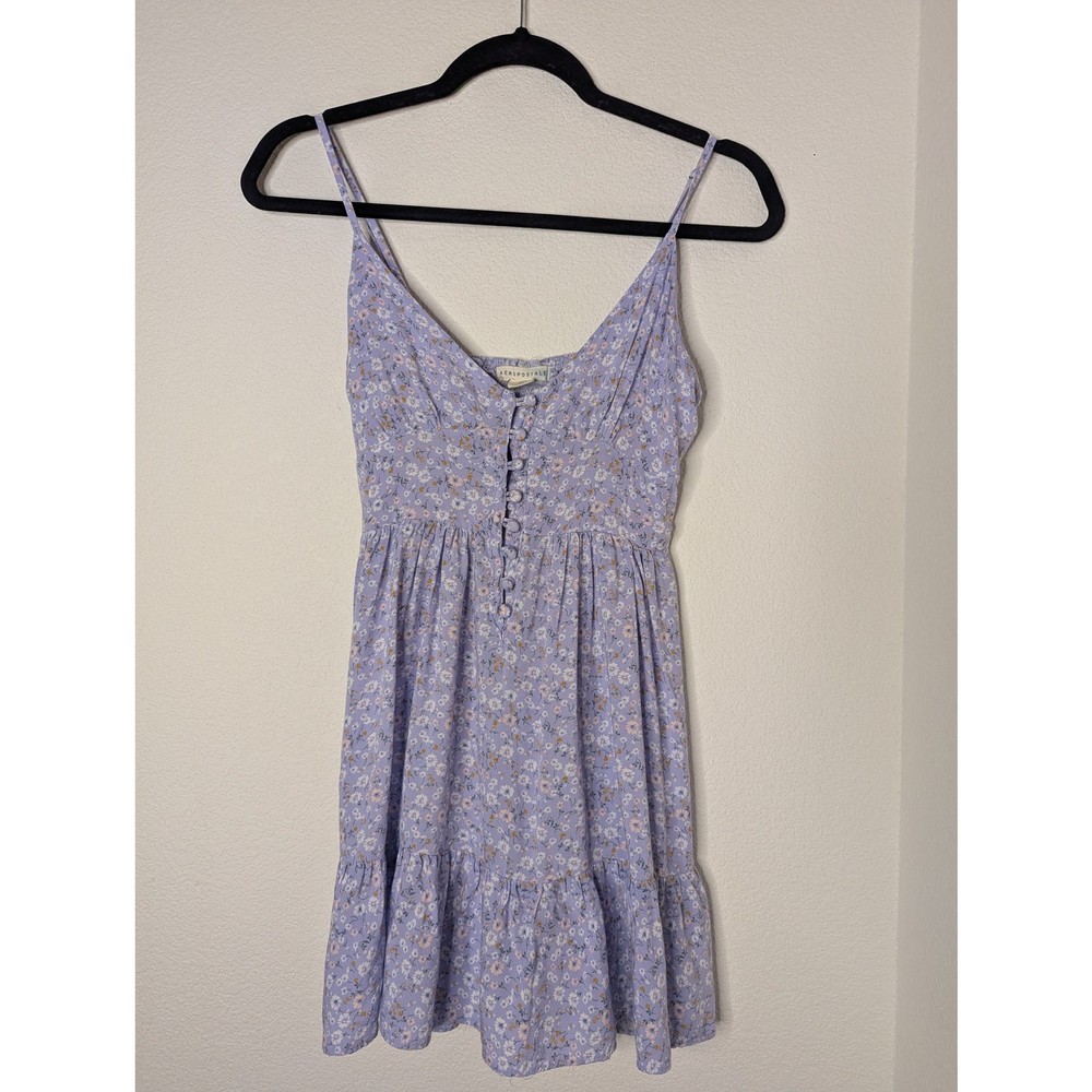 Aeropostale Women's Y2K Floral Tank S Fairycore Babydoll Coquette Summer Spring