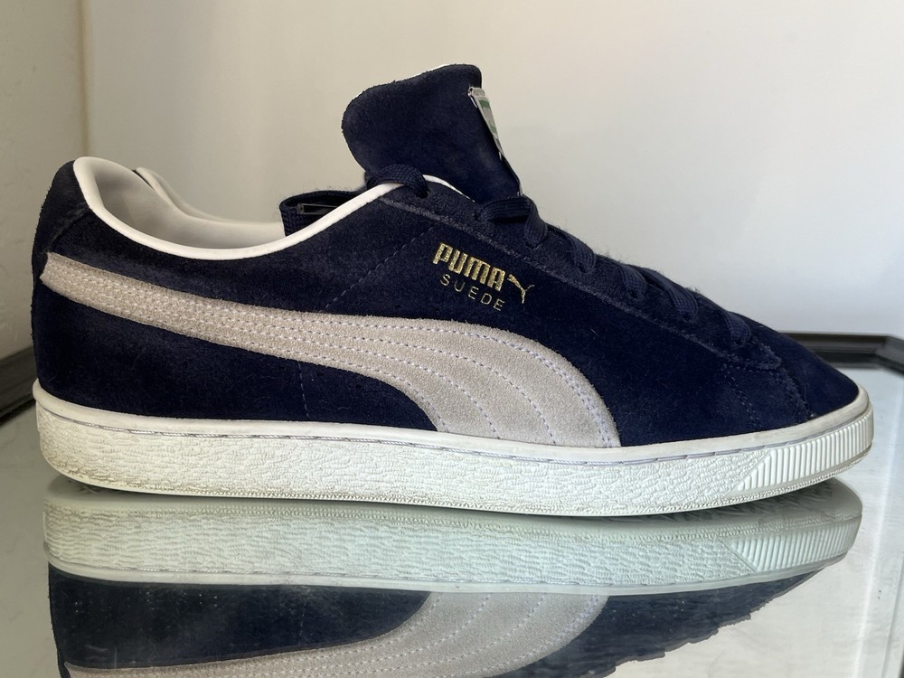 Puma Suede Classic Peacoat 11 Low Mens Preowned Good Condition