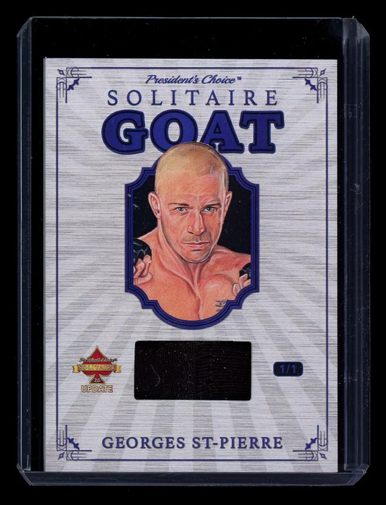 2023 President's Choice Solitaire 2.0 Update GOAT Georges St-Pierre 1/1