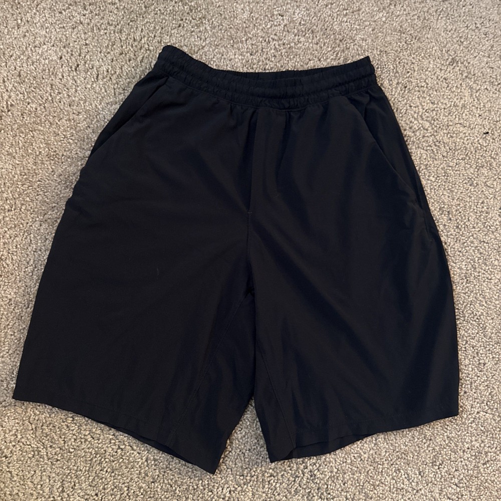 Lululemon Athletic Shorts Men's Black Used Size Small Drawstring