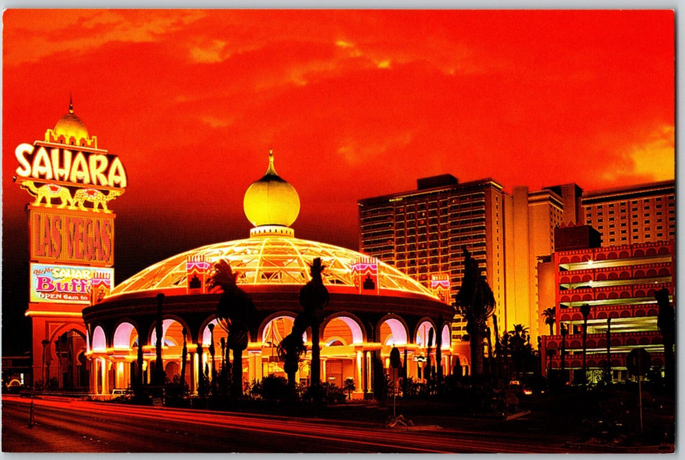 NV Las Vegas Sahara Hotel Casino Unposted Continental Postcard