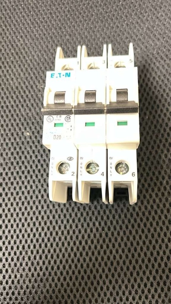 Eaton FAZ-D20/3-NA 20A Circuit Breaker MCB 3P 480Y 277V AC