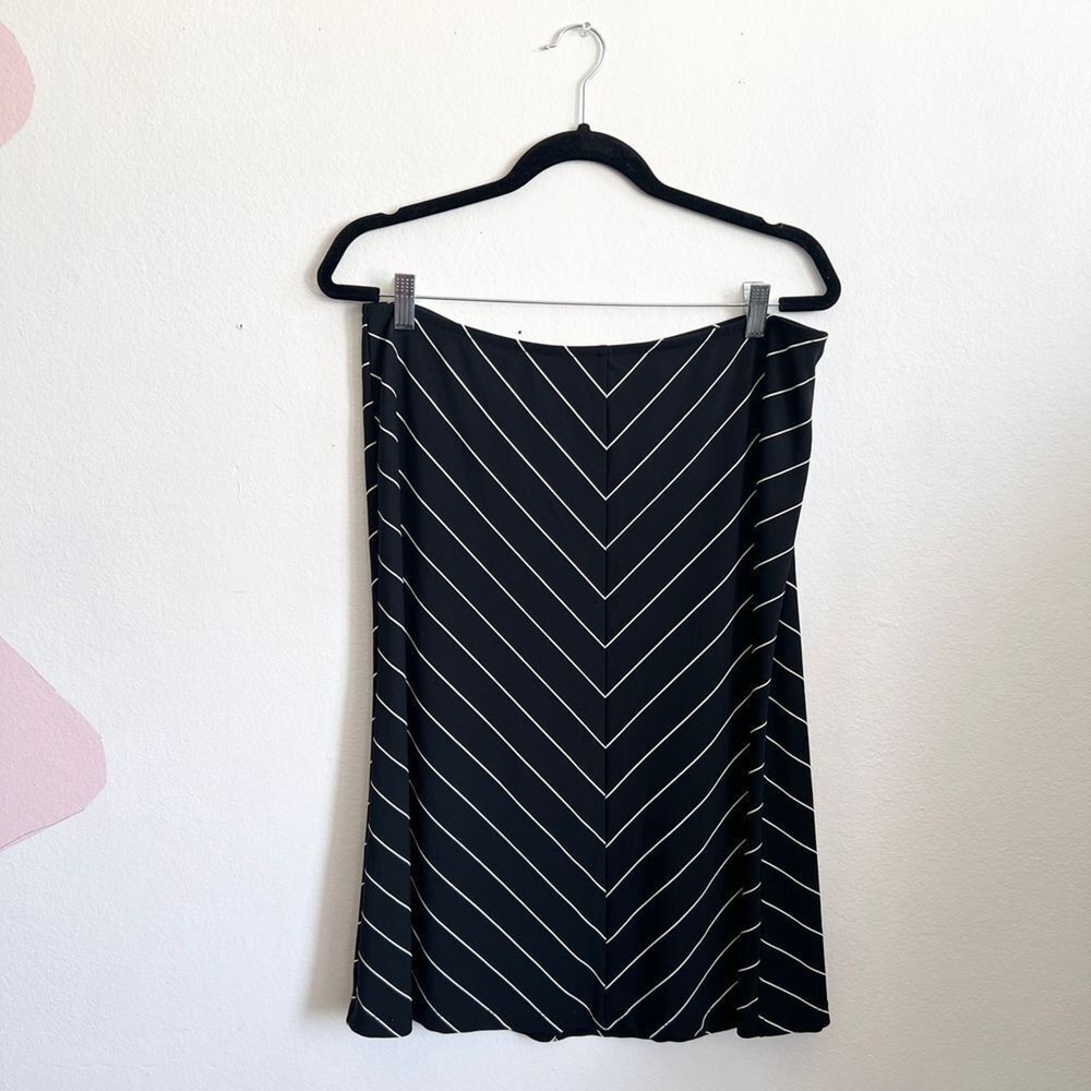Vintage Y2K Low Rise Black Maxi Skirt 90's 00's Fairycore Large