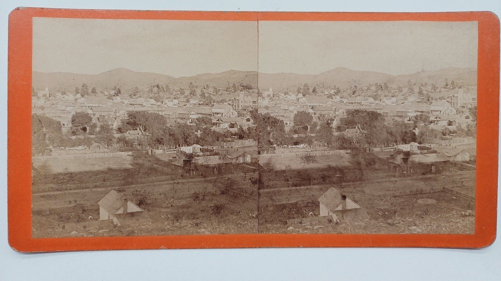 S482/ Stereoviews  Views of Arizona  Prescott  Foto D. G. Mitchell  ca.1870-75