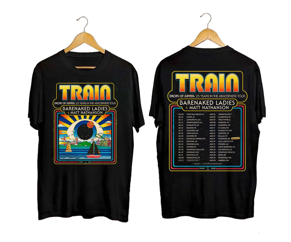 Train 2026 Tour 'Drops Of Jupiter: 25 Years In The Atmosphere Tee Shirt