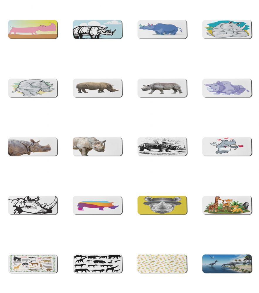 Ambesonne Animal Rectangle Non-Slip Mousepad, 31