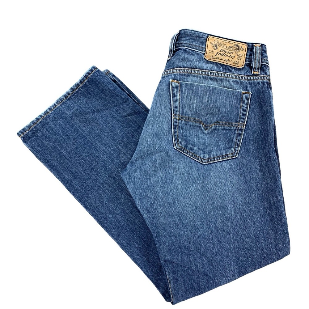 Diesel Viker Regular Straight Denim Jeans Mens Size 33 Button Fly