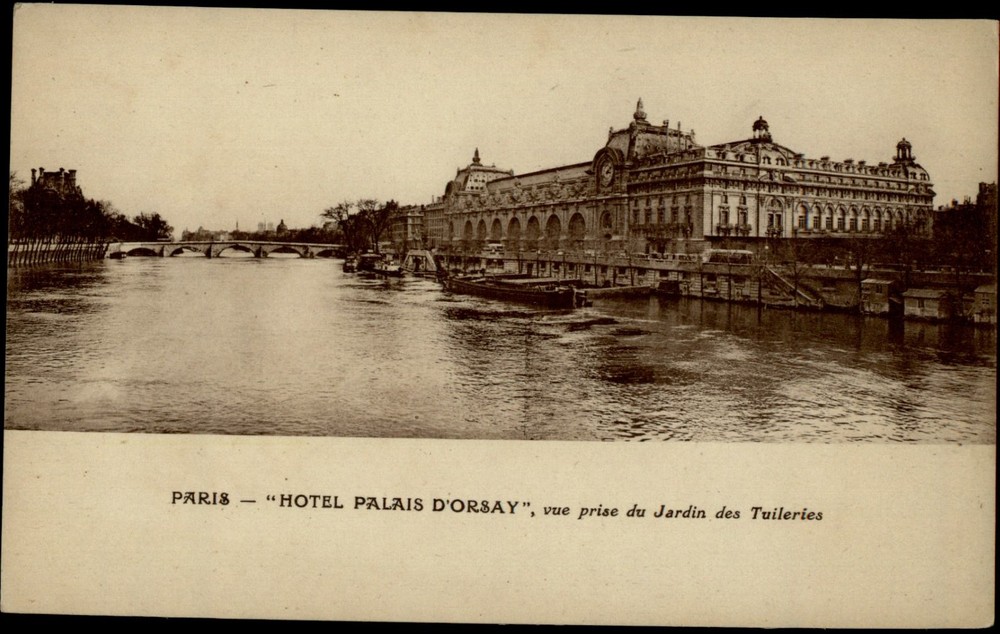 Hotel Palais D'Orsay Paris France vintage postcard s785