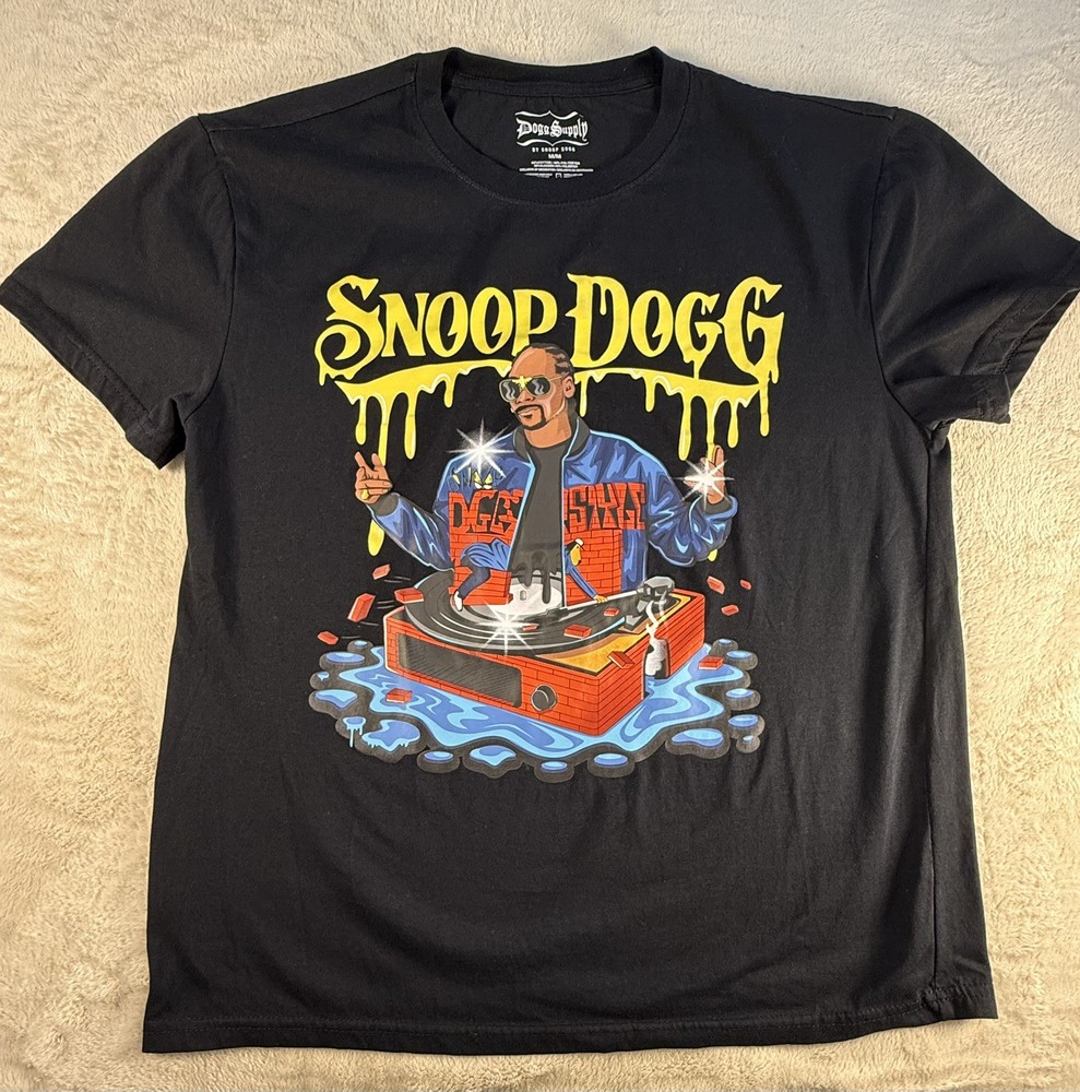 Snoop Dogg Doggystyle T-Shirt Men’s Medium Rap Graphic Tee Official