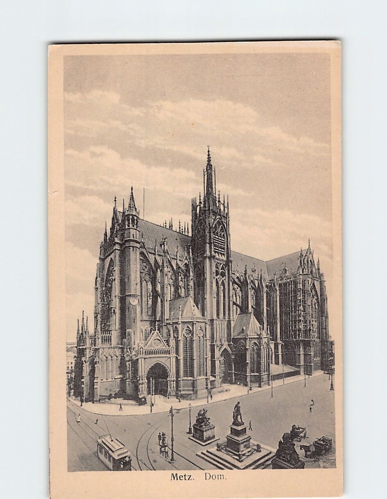 Postcard Metz Cathedral Metz France