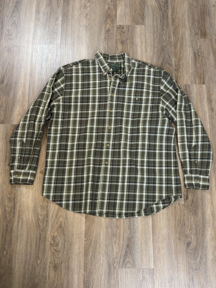 C.C. Filson Co Seattle Men's Size XL Plaid Long Sleeve Button Down Cotton Shirt