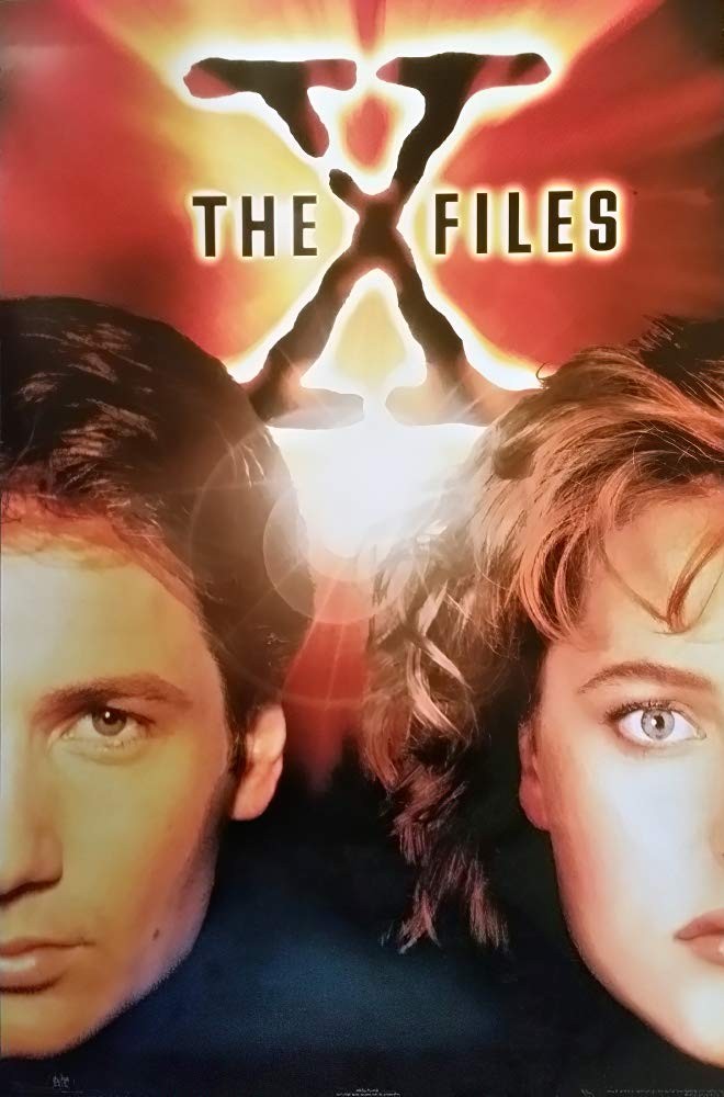 The X-Files - Movie/TV Show Poster (Promo Poster/Mulder & Scully/Faces) (Size...