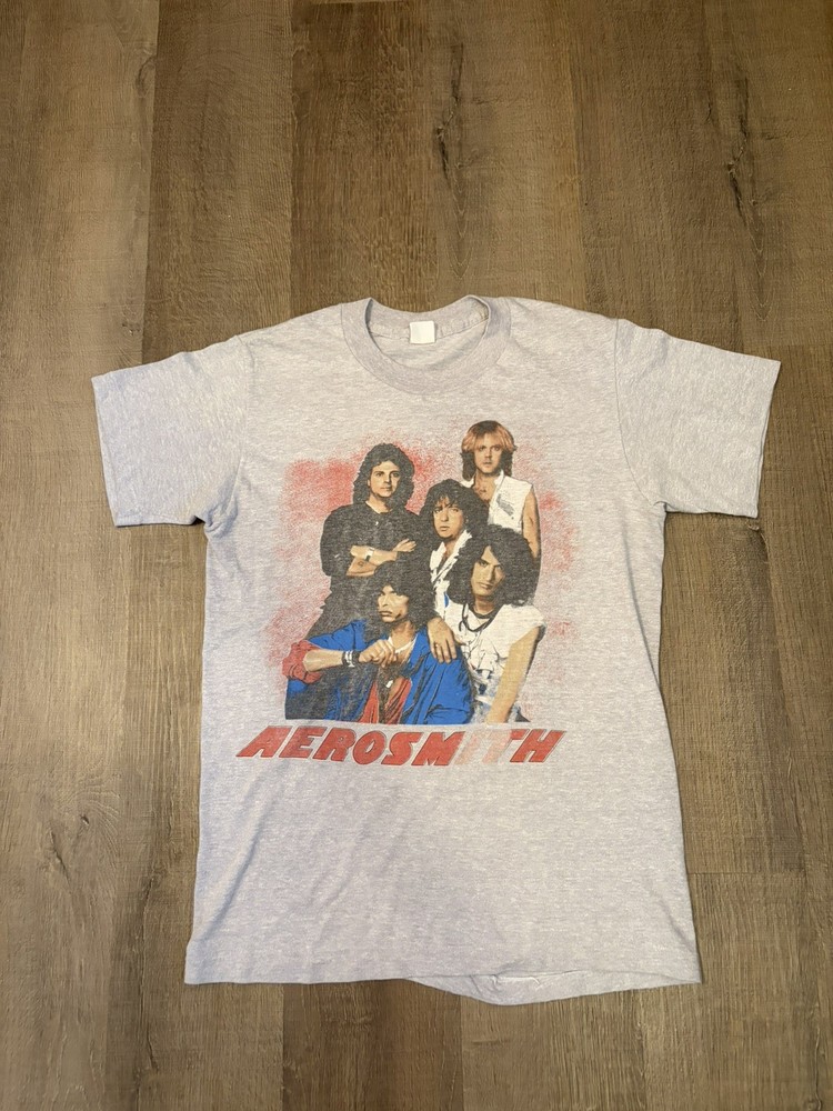 Rare & Vintage Aerosmith Concert t-shirt from 1984 Back in the Saddle tour