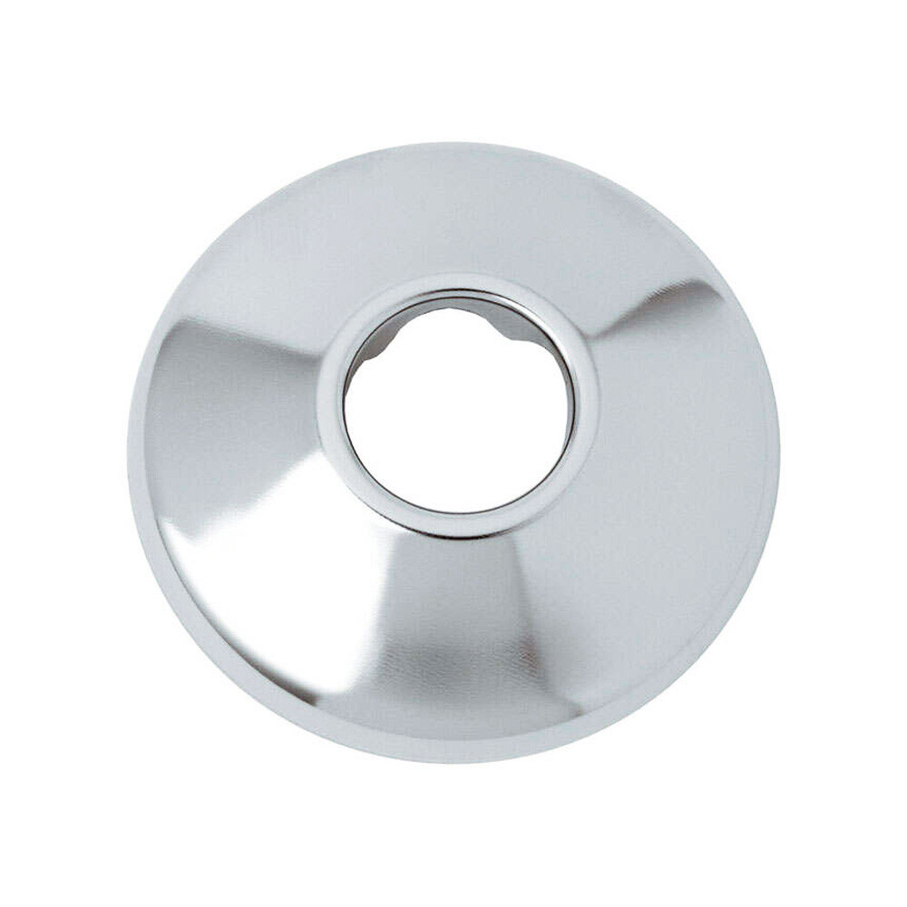 Ace Chrome Metal Shallow Pipe Cover for 1/2: IPS or 3/4