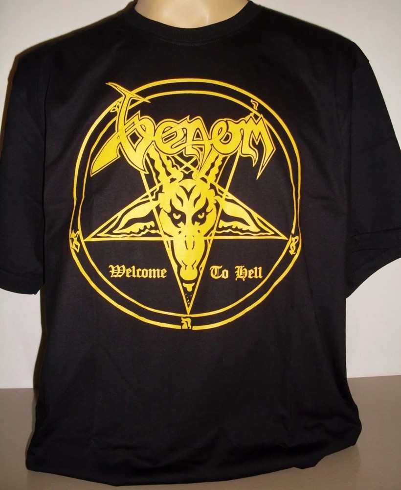 Venom Welcome To Hell T-Shirt Size S M L Xl 2Xl 3Xl Black Metal Band S-5Xl