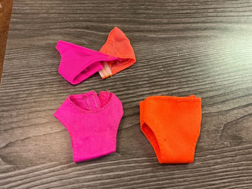 Mattel  Barbie Doll Clothes 2 Piece Swimsuit Bikini Set Lot # 8