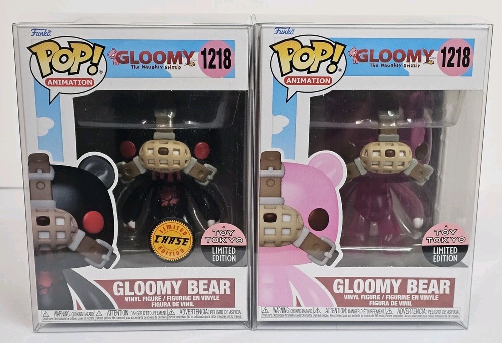 Funko Pop Gloomy Gloomy Bear CHASE Toy Tokyo Exclusive With Protector Lot Of 2