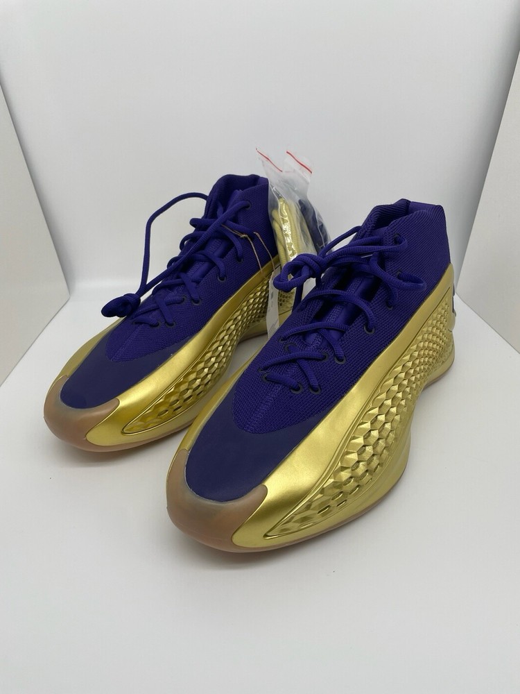 Adidas AE Anthony Edwards PE Atlanta Vikings Basketball Shoes Men’s Sz 15 IH8462