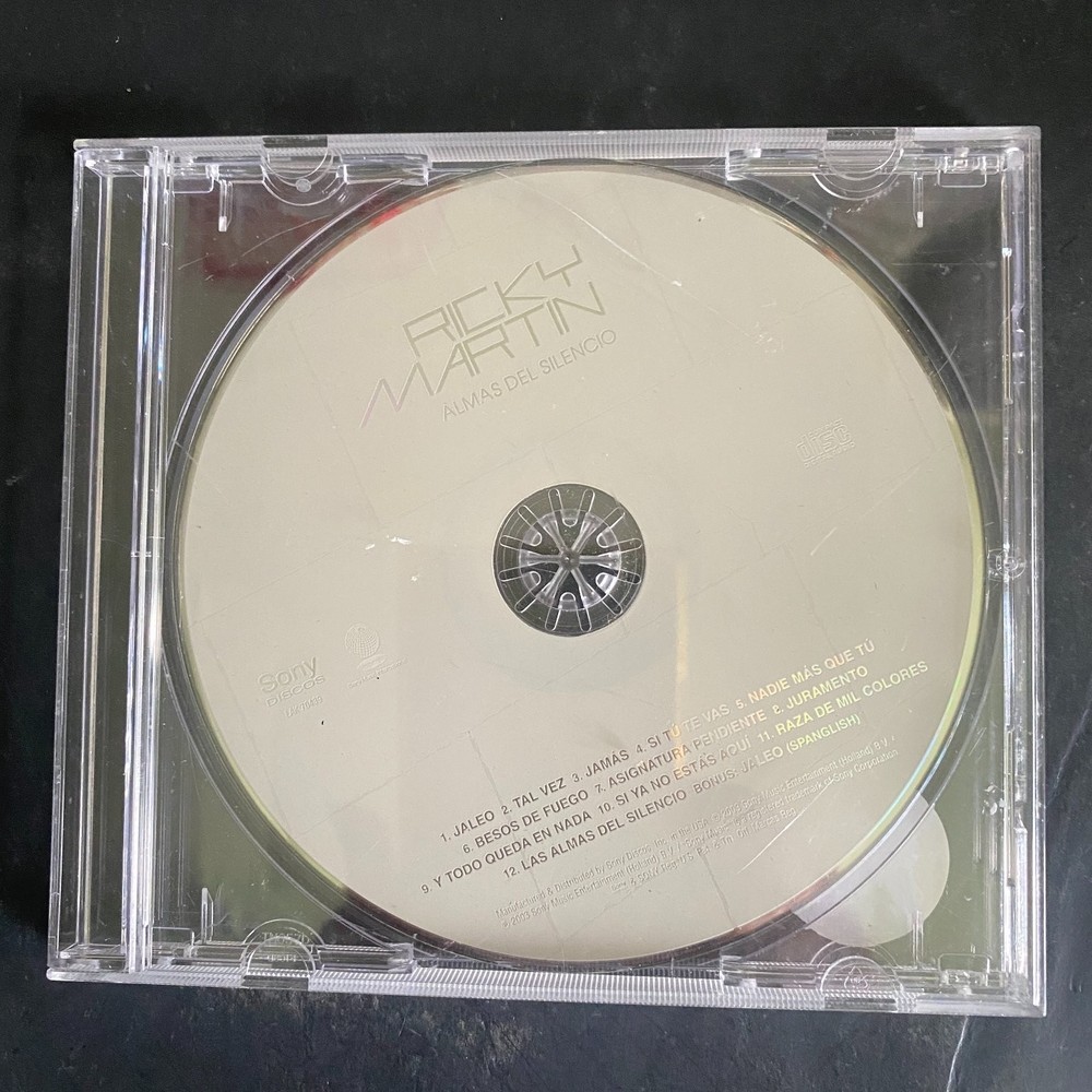 Ricky Martin – Almas del Silencio CD 2003 Latin Pop Sony Discos