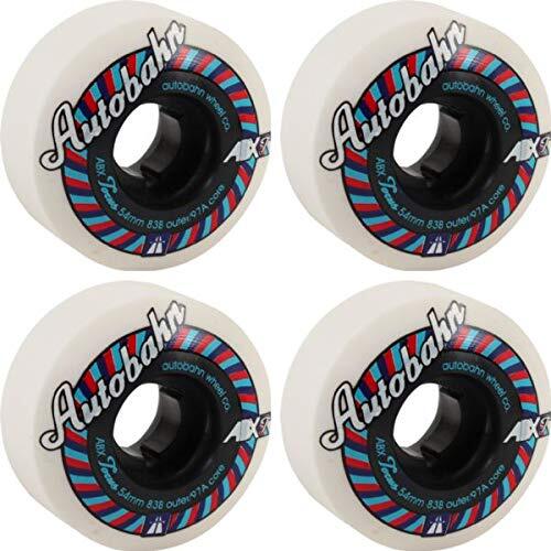Autobahn ABX TORUS 54mm White Wheels Set for Smooth Rides