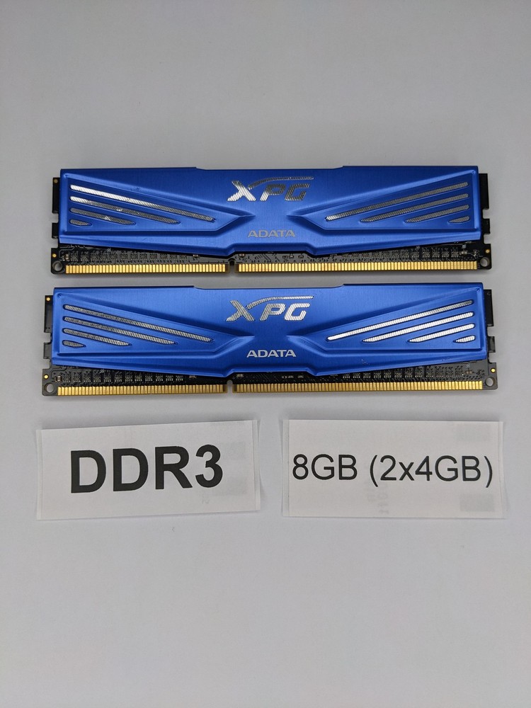 ADATA AX3U1600W4G11-DD 8GB (2x4GB) 4Rx8 PC3-12800 DDR3 Desktop Memory