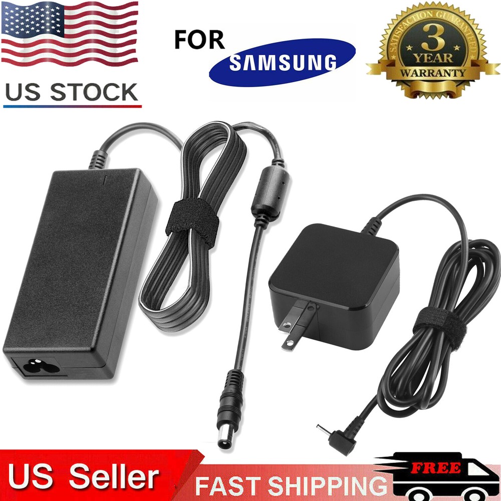 Samsung ATIV Book Chromebook AC Power Adapter with DC and USB Type-C Charging-image