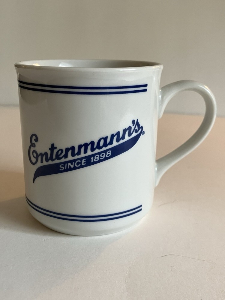 Entenmann’s Since 1898 Ceramic Coffee Mug Horse Drawn Bakery Cart Never Used