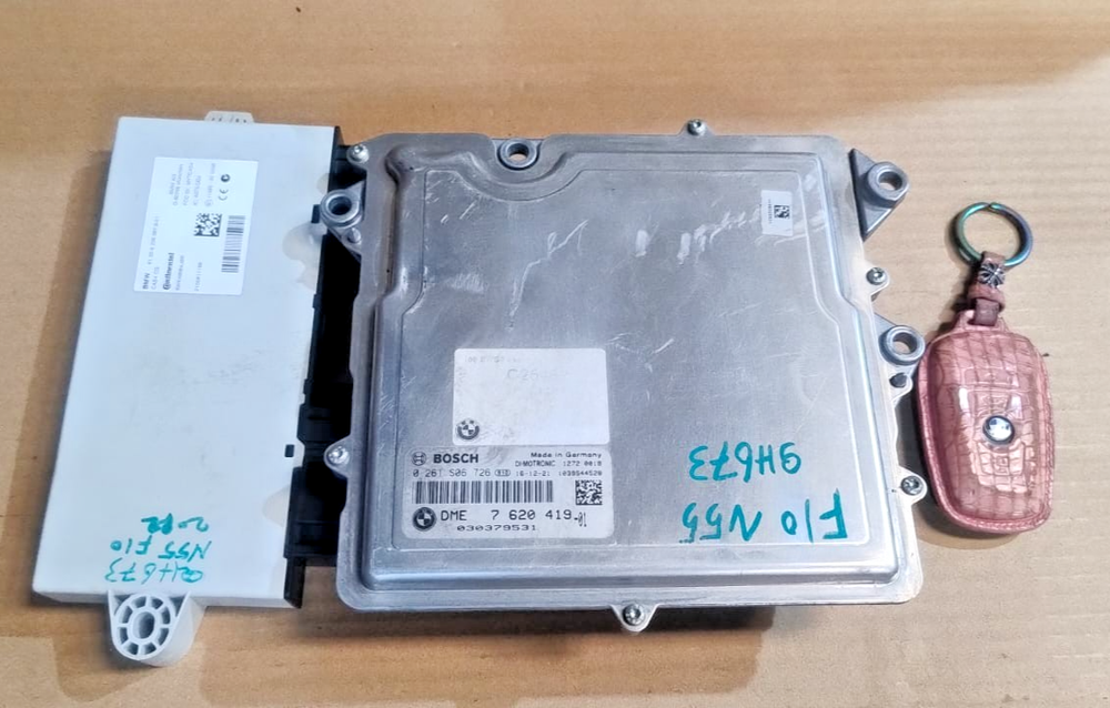 BMW 5 SERIES F10 F11 535i N55 ENGINE  CONTROL UNIT ECU KIT SET MANUAL- 7620419
