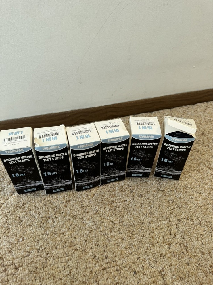 600 Strips 16 in 1 Drinking Water Test Kit Water Quality Testing EXPIRED