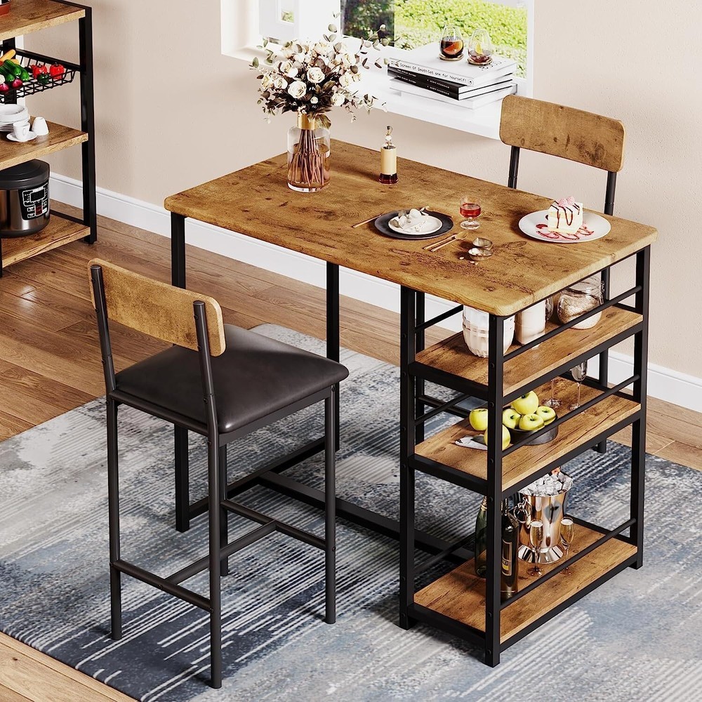 Dining Table Set Kitchen Table and Chairs for 2 or 4 Kitchen Table Dining Room🔥