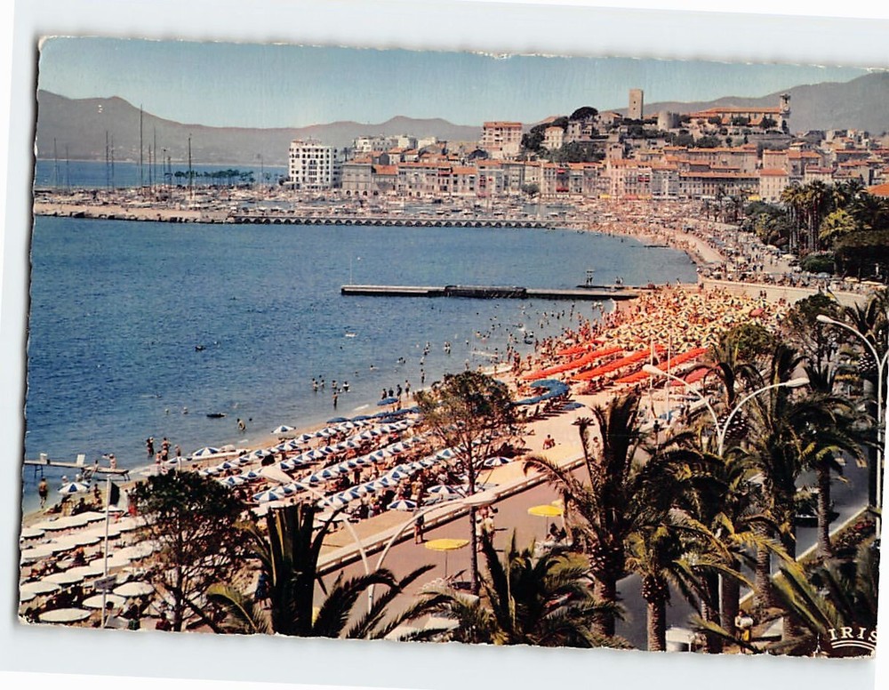 Postcard  The Beaches Port & Suquet In Cannes France