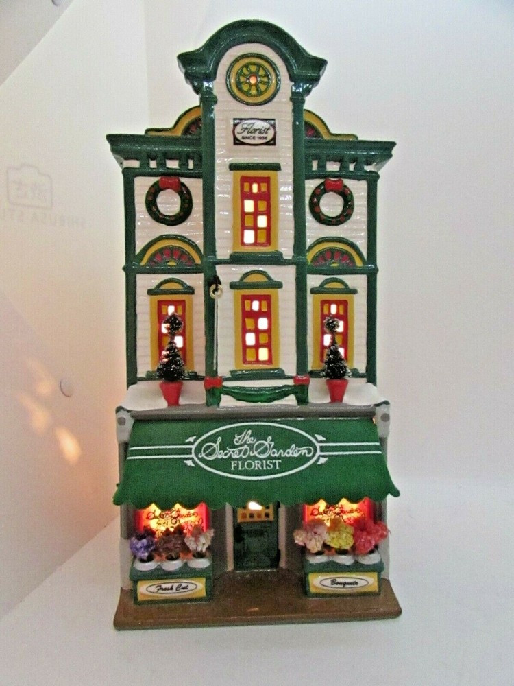 Dept 56 Secret Garden Florist Christmas Village House with Box Mint Condition