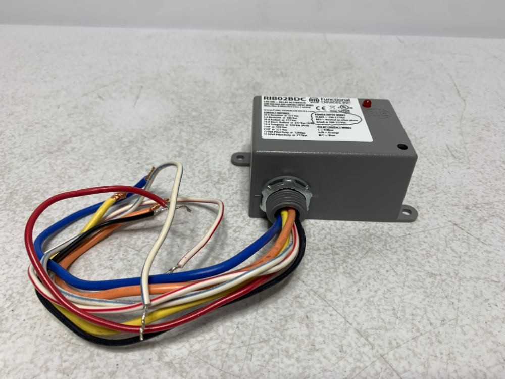 RIB RIB02BDC Dry Contact Relay 20A SPDT 208-277VAC