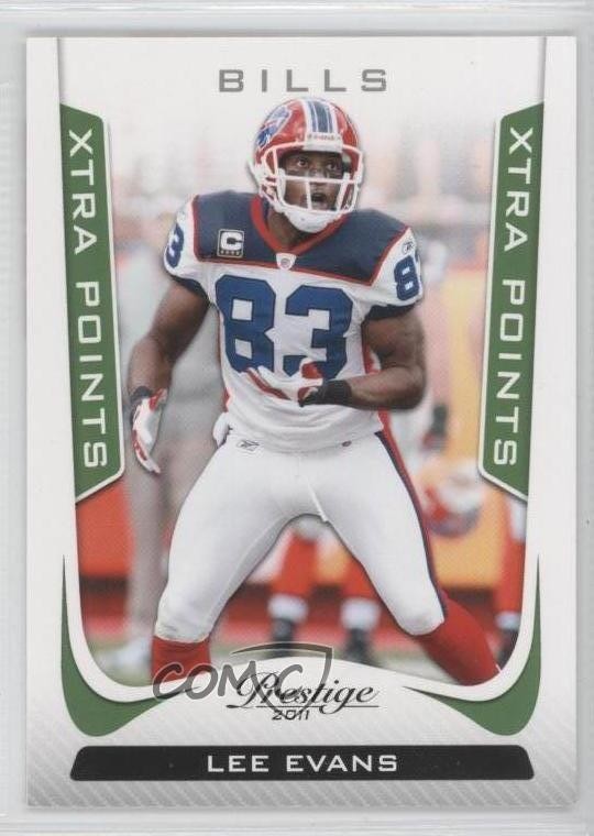 2011 Panini Prestige Xtra Points Green 16/25 Lee Evans #22 0v0Fulfilled by COMC - World’s largest consignment service