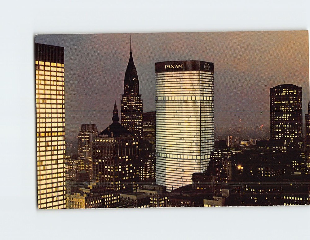 Postcard Pan Am Building Manhattan NYC New York City USA North America