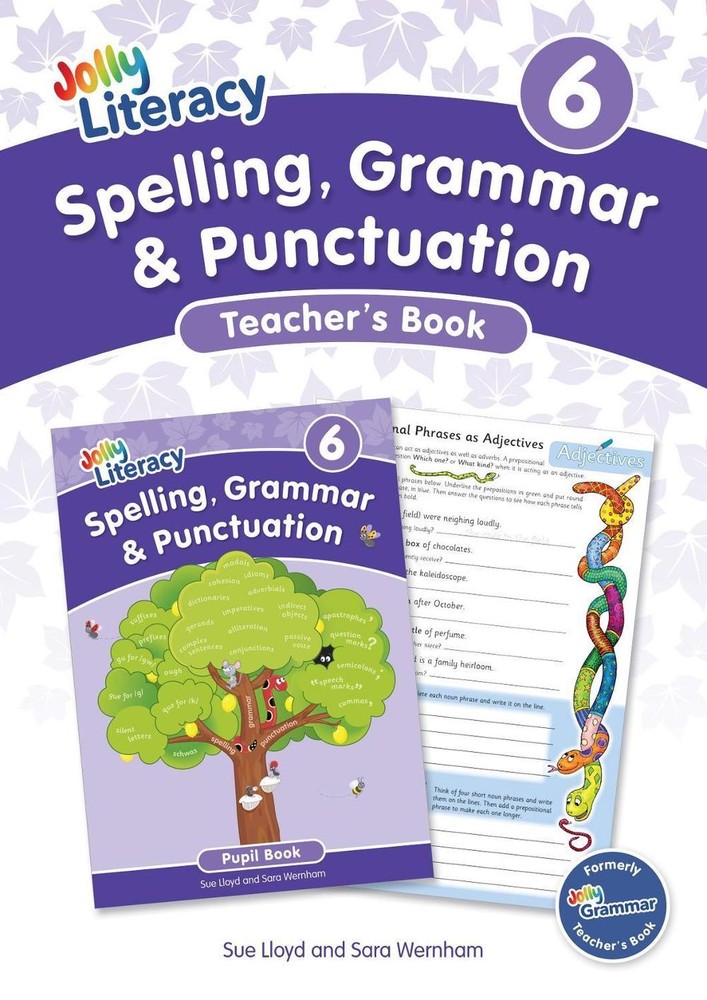 Spelling, Grammar & Punctuation Teachers Book 6: In Precursive Letters (British
