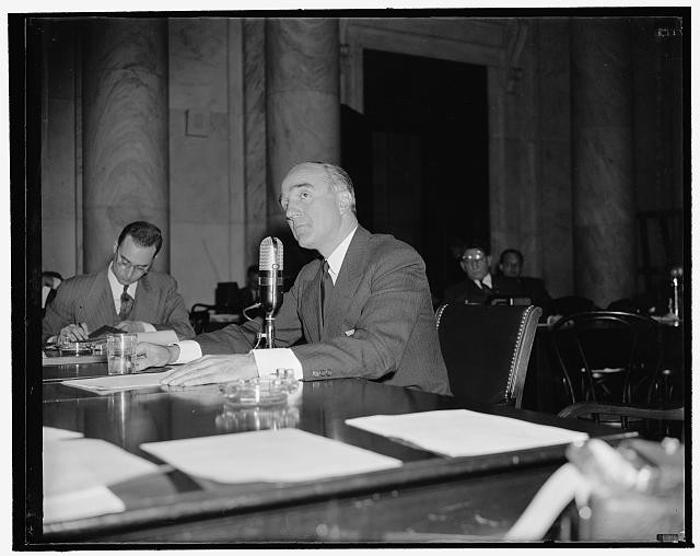 Before Monopoly Committee. Washington, D.C., Dec. 13. George Leib, Vice